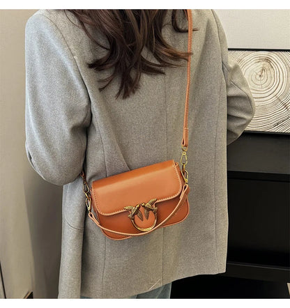 Women's Handbag Swallow Bag Fashion Designer High-end Fashion Versatile Shoulder Messenger Bag Small Square Bag