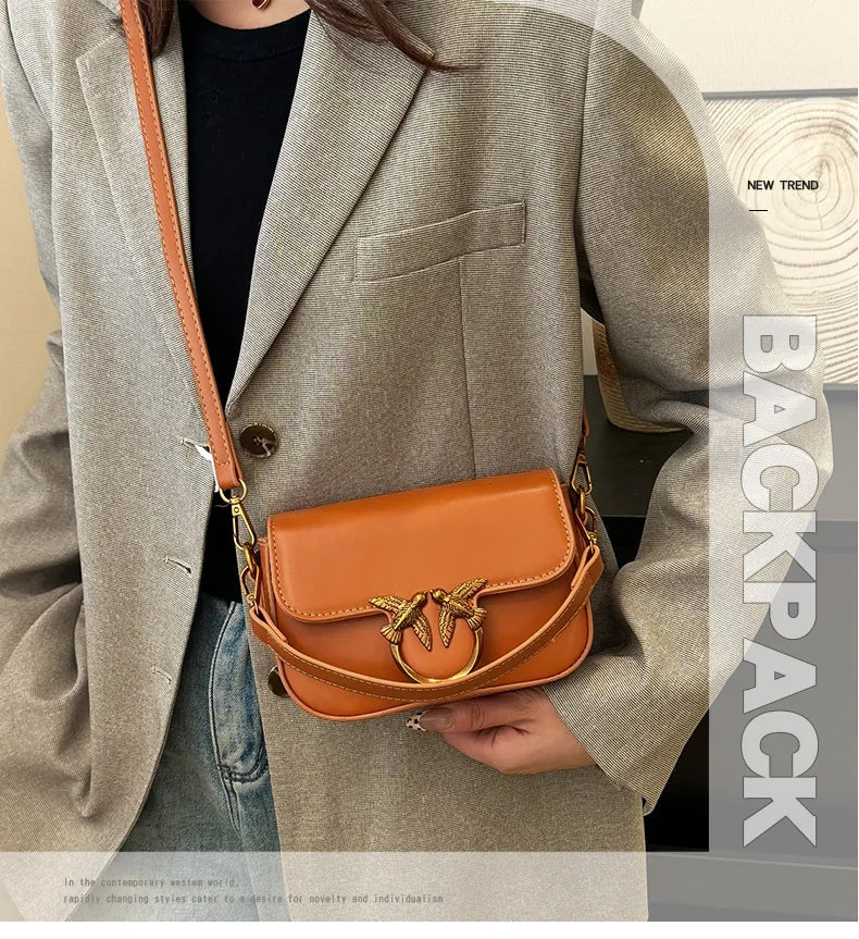 Handbag, A Must-enter for Experts New High-end Fashion Versatile Oblique Span Bag, Fashionable Retro High-texture