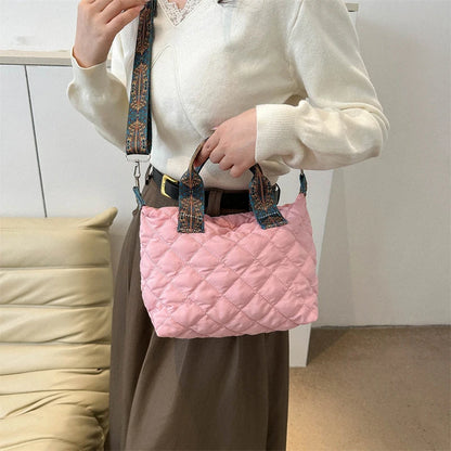Large Tote Handbags for Women Luxury Design Shoulder Crossbody Bags Designer Brand Quilted Padded Casual Bag for Women