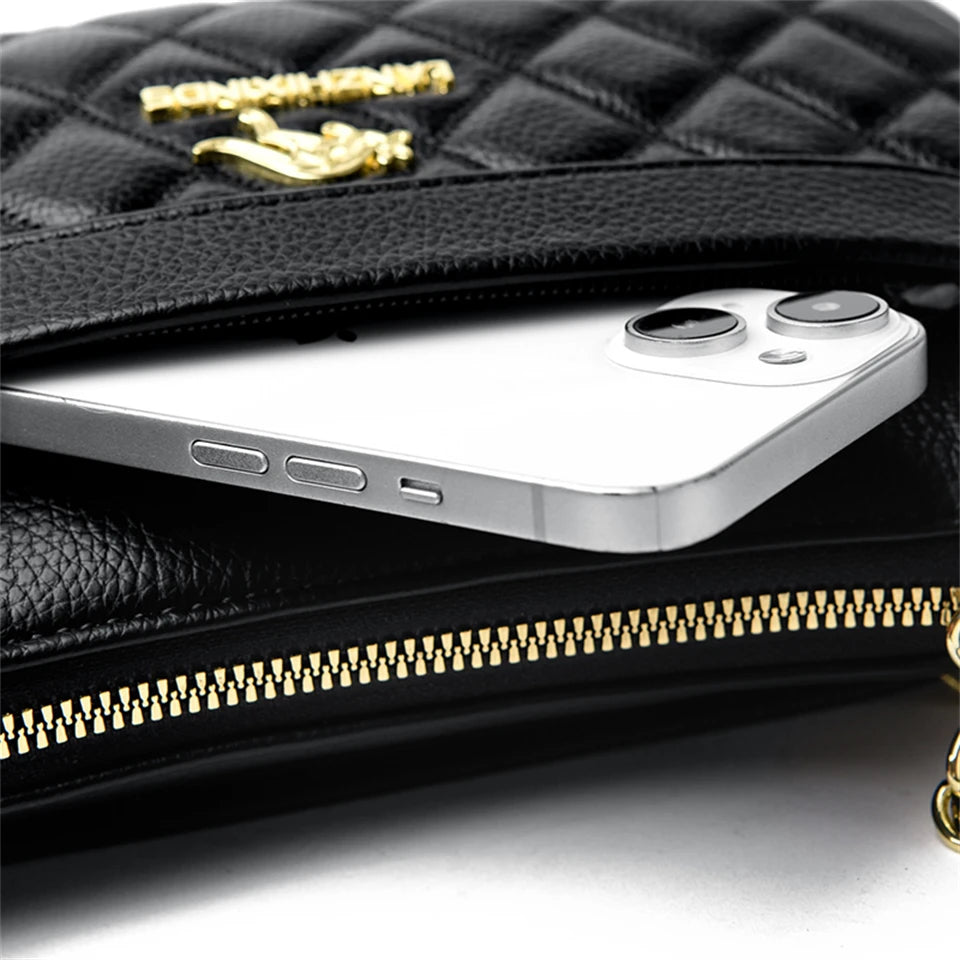 Casual Women's Handbags High Quality Leather Totes Bag Female Top-Handle Bag Large Capacity Crossbody Shoulder Bag Hand Bag Sac