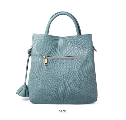 Leather women's handbag with large capacity, shoulder bag for women, elegant single-shoulder crossbody bag, cowhide women's bag