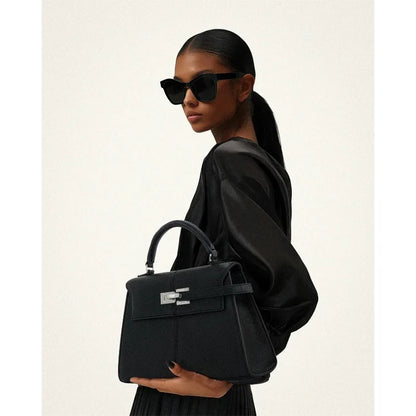 Women's Handbag Elise Designer Fashion 2025 New Burgundy Handbag Large Square Crossbody Bag High-end Women's Bag