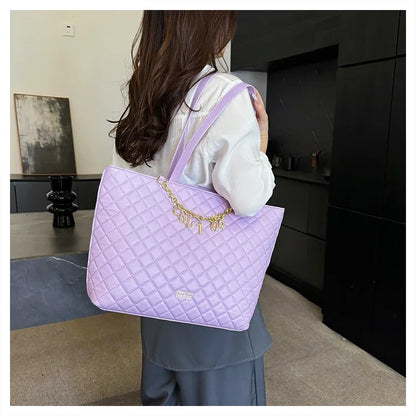 Women's Classic Leather Luxury Shoulder Handbag Elegant Designer Crossbody Tote Bag For Everyday Fashion