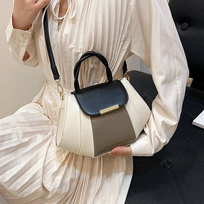 High Quality Soft Leather Handbag Women Luxury Purses Female Bag Designer Patchwork Ladies Shoulder Crossbody Bag Sac A Main New