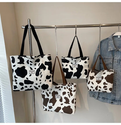 Ladies' one shoulder handbag, large capacity zipper commuting bag, corduroy retro artistic tote bag