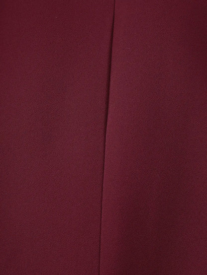 HH Woman's 2025 Autumn Fashion Long Sleeve Lapel Wide Shoulder Blazer Jacket Female Lace-up Single Buckle Exaggerated Coat