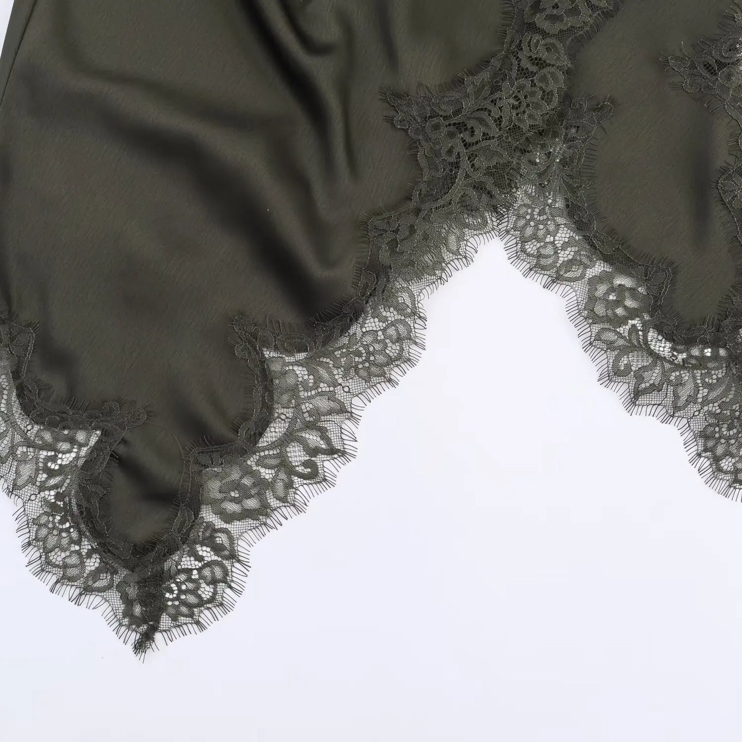 HH Woman Elegant Lace Decoration Camisole Underwear Style Top Female Spring Casual Sleeveless Backless Asymmetry Solid Tops