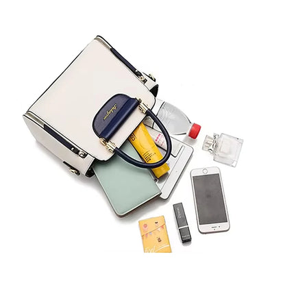 Women's Bags 2025 New Fashion Color Hit Handbag European and American Shoulder Crossbody Simple Elegant Office Wallet