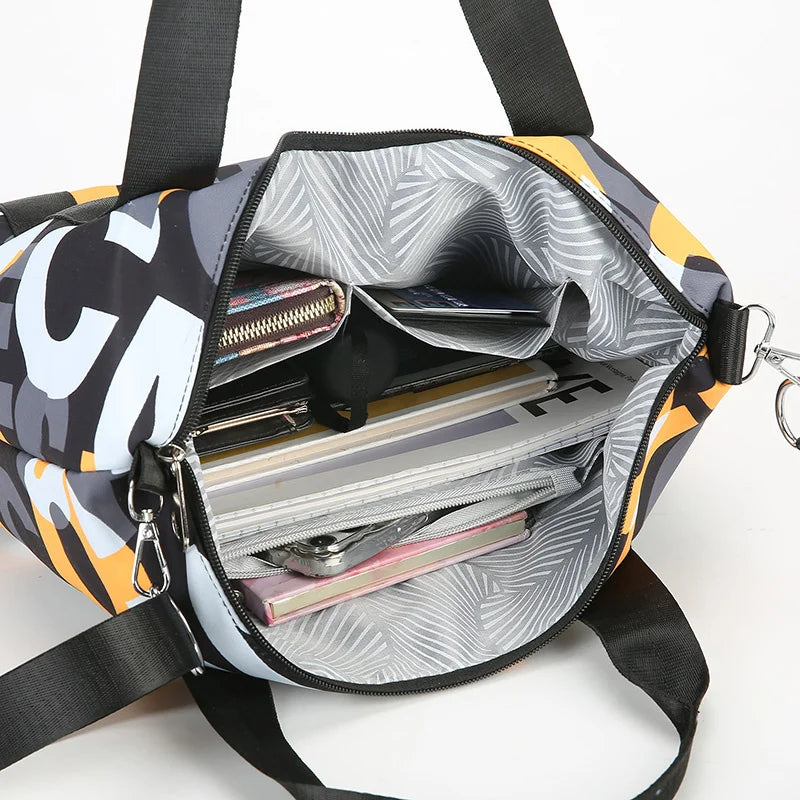 Women's Top-handle Bag Messenger Bags Waterproof Nylon Shoulder Totes High Quality Large Handbag Female Travel Crossbody Bags