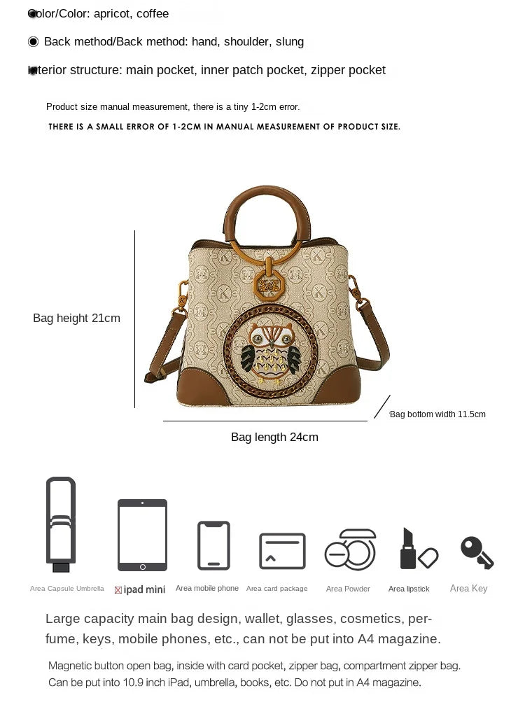 Women's handbag, genuine leather carrying bucket bag, new 2025 high-end design, fashionable single shoulder crossbody bag