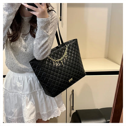 Women's Classic Leather Luxury Shoulder Handbag Elegant Designer Crossbody Tote Bag For Everyday Fashion