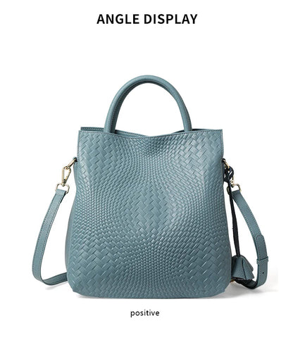 Leather women's handbag with large capacity, shoulder bag for women, elegant single-shoulder crossbody bag, cowhide women's bag