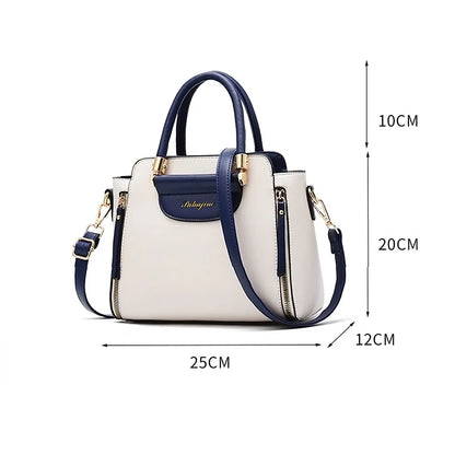 Women's Bags 2025 New Fashion Color Hit Handbag European and American Shoulder Crossbody Simple Elegant Office Wallet