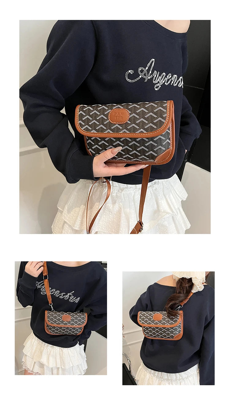 Unique Casual Crossbody Handbag For Leisure Women With Minimalist Solid Color And Large Capacity Leather Finish