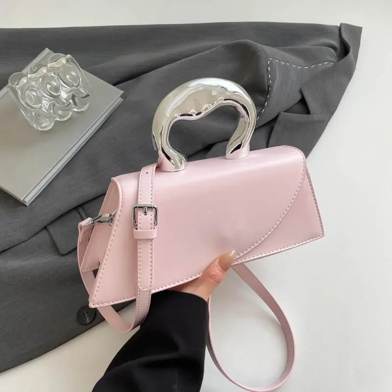 Vintage Women Black Chic Crossbody Bag Luxury Designer Small Shoulder Bags Fashion Red Purse Cute Pu Leather Handbag Sac A Main