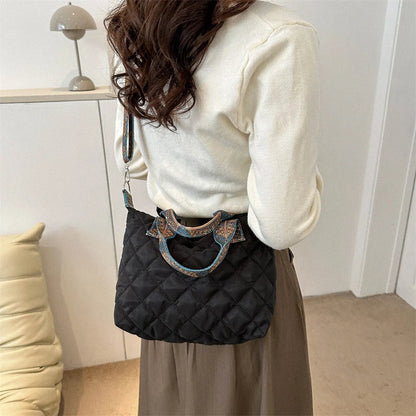 Large Tote Handbags for Women Luxury Design Shoulder Crossbody Bags Designer Brand Quilted Padded Casual Bag for Women