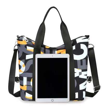 Women's Top-handle Bag Messenger Bags Waterproof Nylon Shoulder Totes High Quality Large Handbag Female Travel Crossbody Bags