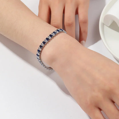 18K Gold Plated Geometric Zircon Bracelet