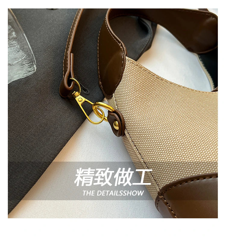Women's Luxury Leather Fashion Classic Tote Bag Elegant Designer Shoulder Crossbody Handbag For Daily Sophisticated Looks