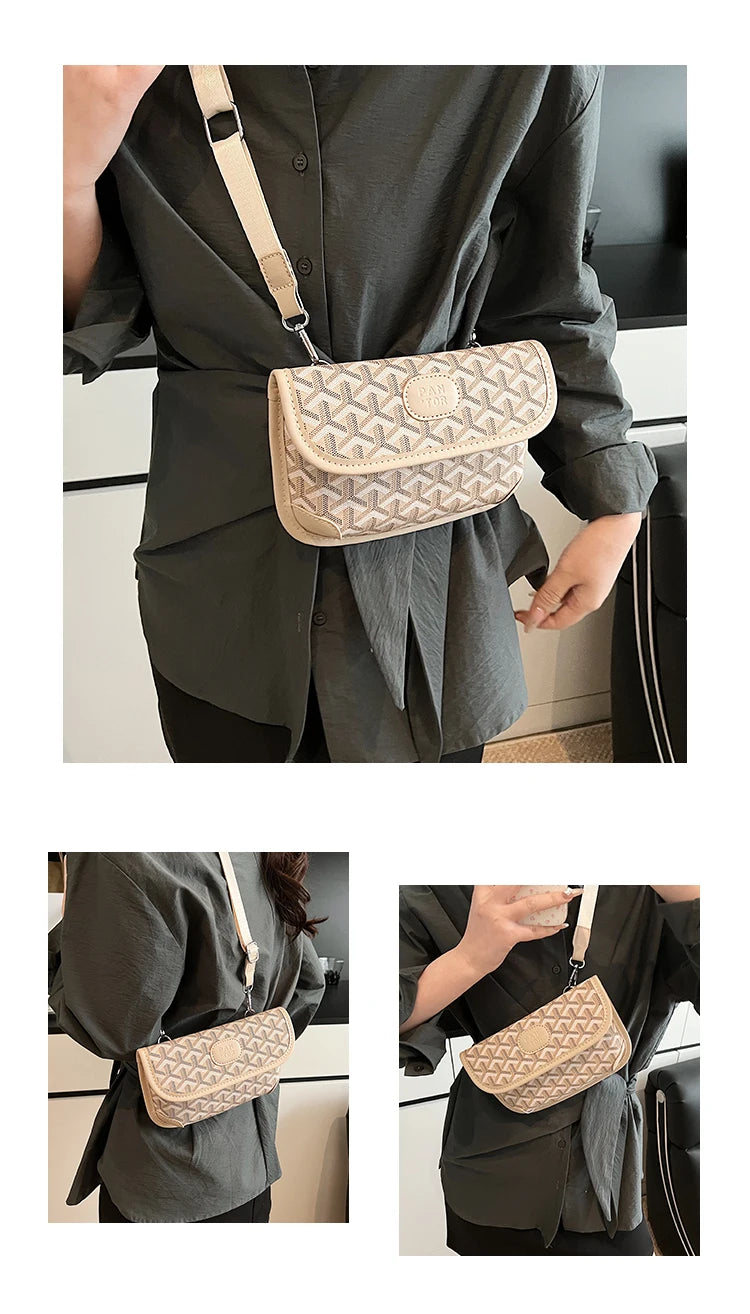 Unique Casual Crossbody Handbag For Leisure Women With Minimalist Solid Color And Large Capacity Leather Finish