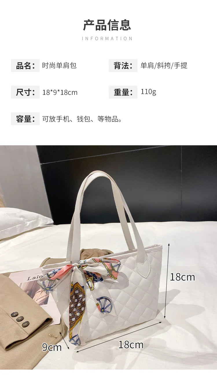 2022 New Fashion Women Handbags Embroidery Underarm Bag Casual Women Shoulder Bags Solid Color Zipper Female Handbag Clutch