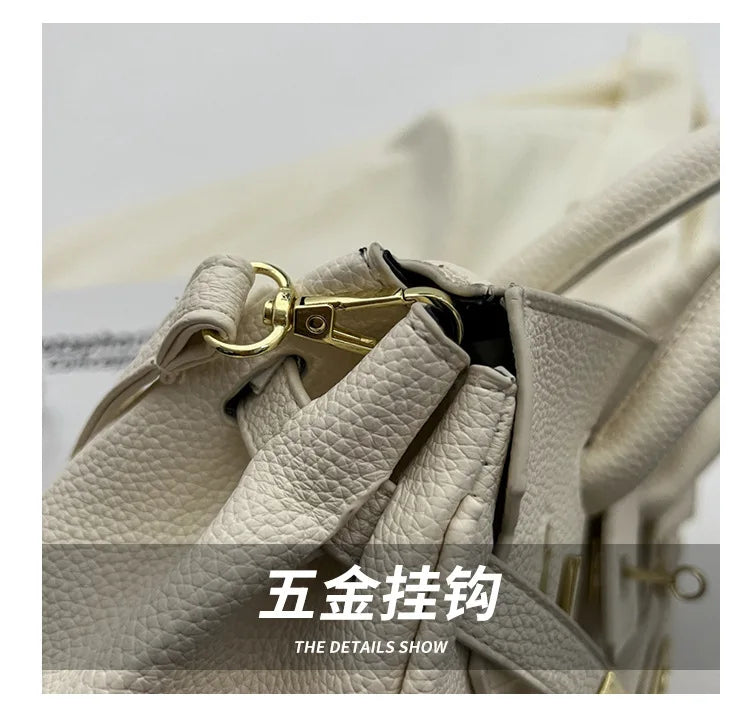 Fashionable Handbag for Women - Subtle, Minimalist, Chic Single Shoulder Bag with Large Capacity, Quality Commuter Crossbody Bag