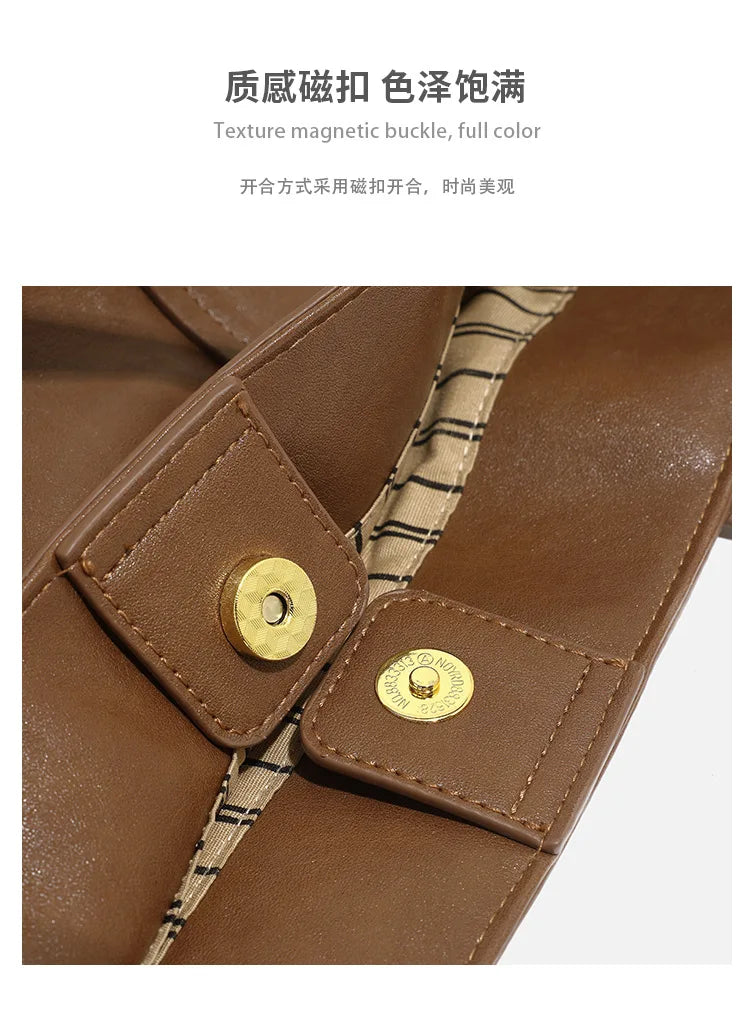 【2025 New】Women's Large Tote Bag Spacious Shoulder Purse, Minimalist Handheld Crossbody, Durable Commuter Work Bag, Lightweight