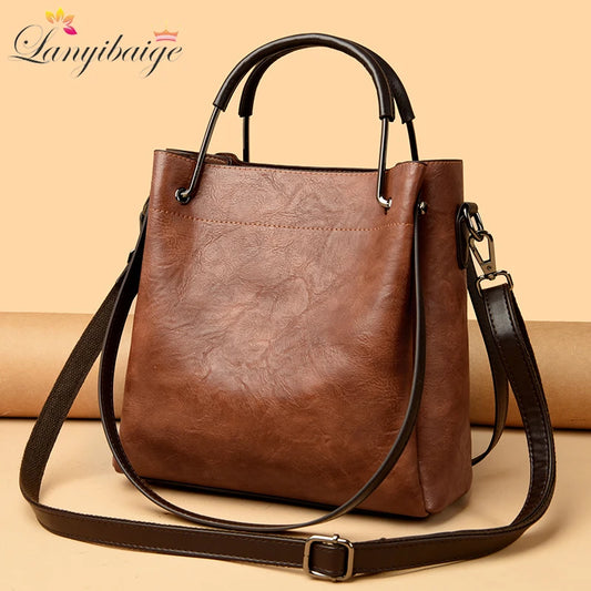Luxury Handbags Woman Bags Designer Big Shoulder Bags for Women's 2024 Trendy Large Capacity Ladies Leather Hand Casual Tote Bag