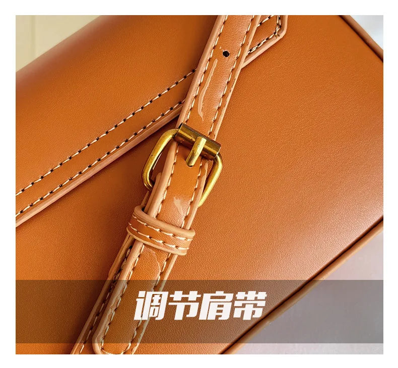 Handbag, A Must-enter for Experts New High-end Fashion Versatile Oblique Span Bag, Fashionable Retro High-texture