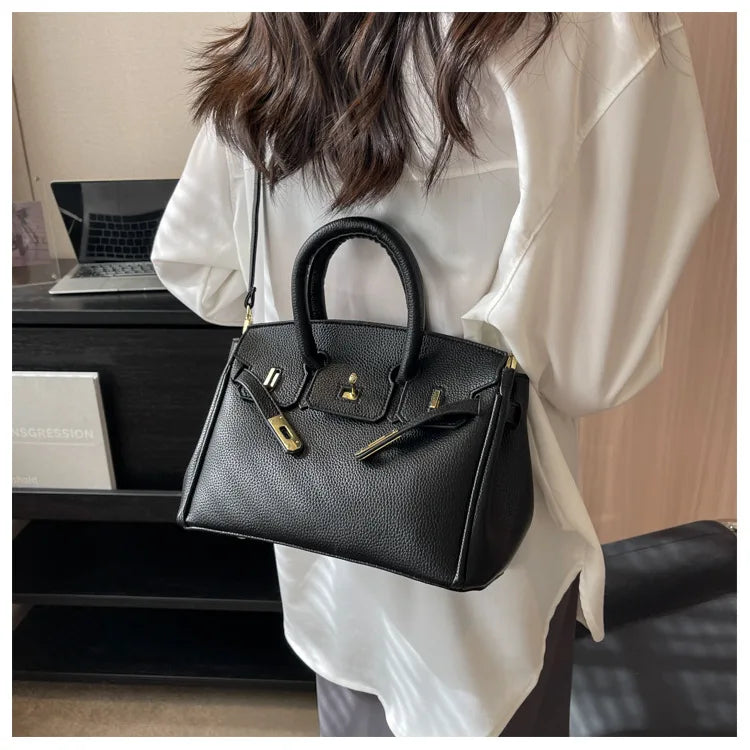 Fashionable Handbag for Women - Subtle, Minimalist, Chic Single Shoulder Bag with Large Capacity, Quality Commuter Crossbody Bag