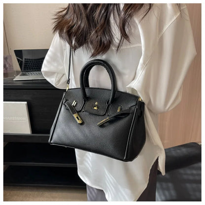 Fashionable Handbag for Women - Subtle, Minimalist, Chic Single Shoulder Bag with Large Capacity, Quality Commuter Crossbody Bag