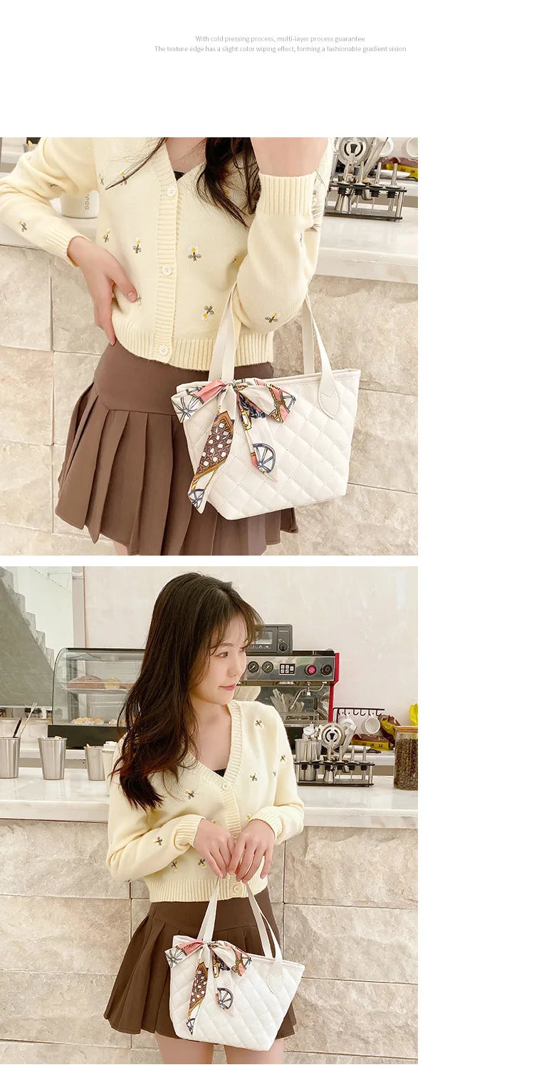 2022 New Fashion Women Handbags Embroidery Underarm Bag Casual Women Shoulder Bags Solid Color Zipper Female Handbag Clutch