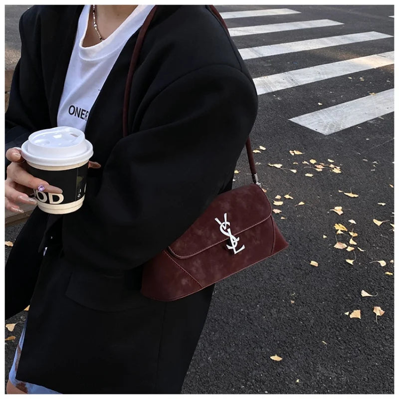 Elegant Crossbody Bag For Women Leather Handbag With Shoulder Strap Fashionable Leather Design and Large Capacity