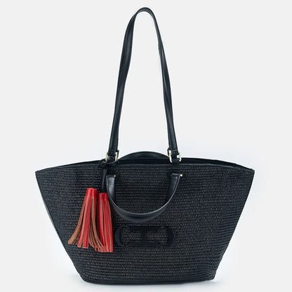 Handheld Fashion Women's Beach Bag Exquisite Designer Large Capacity Luxury Brand New Handmade Style Women's Bucket Bag