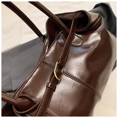 Vintage Handbag for Women Large Capacity 2025 New Underarm Commuting Bag Fashion Female Casual Single Shoulder Tote Bag