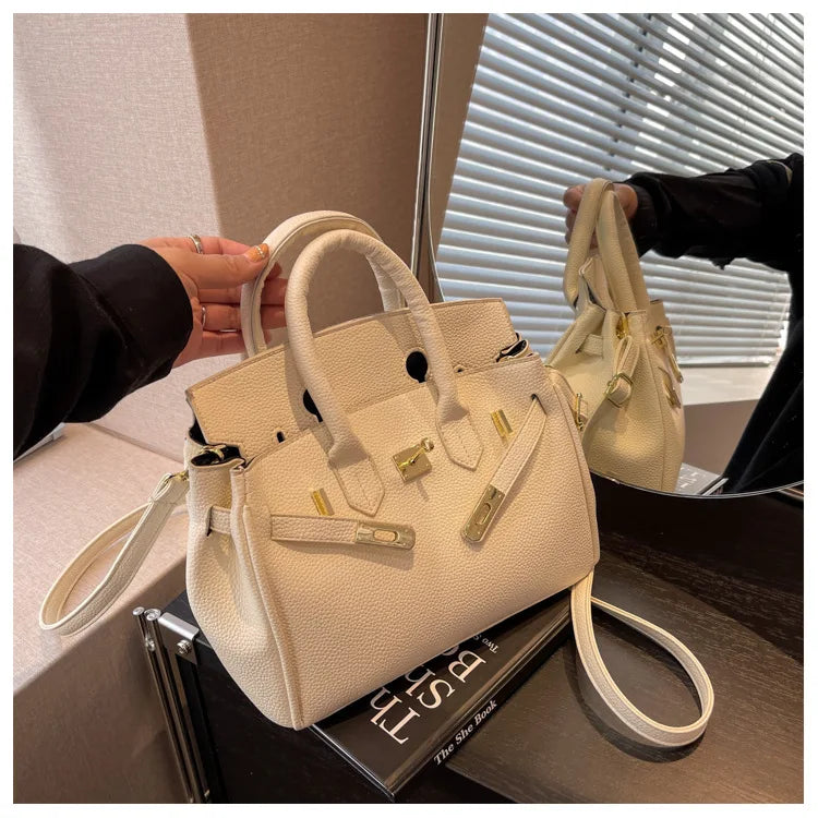 Fashionable Handbag for Women - Subtle, Minimalist, Chic Single Shoulder Bag with Large Capacity, Quality Commuter Crossbody Bag