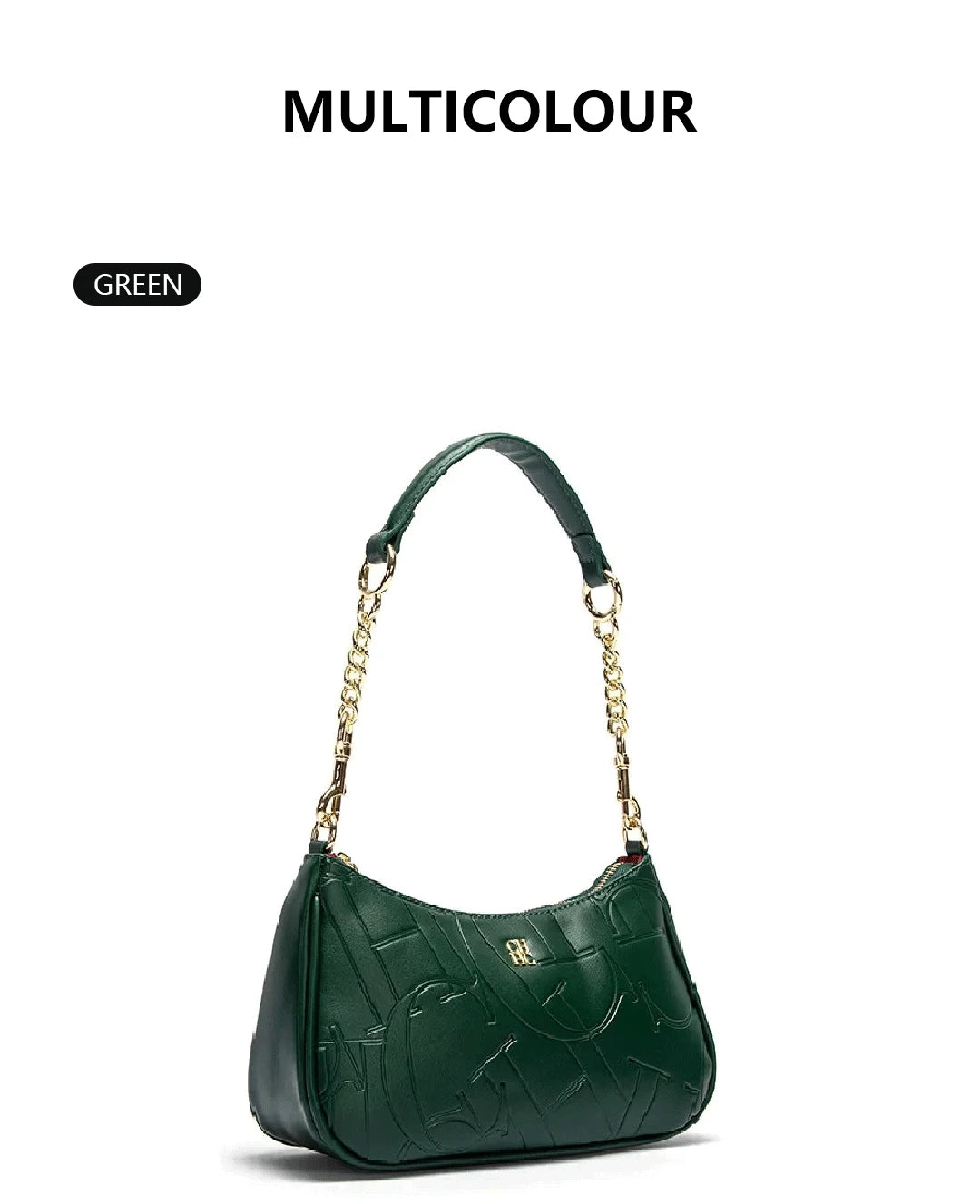 CH Women's Handbag Fashion Partition Durable Luxury Brand Fashion Large Capacity Bent Moon Bag Simple Shoulder Crossbody Bag