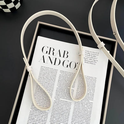 Handmade Knit Handbag Women Mini Knot Wrist-bag Female Casual Color Wide Stripe Plaid Tote Bag Student Reusable Shopping Bag