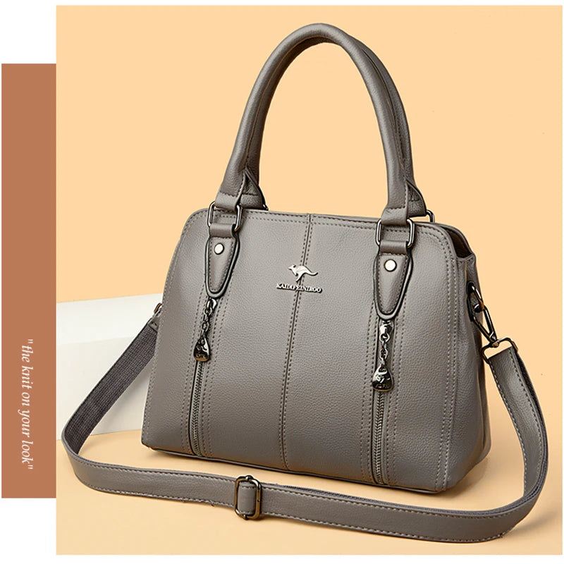 Luxury Handbags Woman Bags Designer Big Shoulder Bags for Women's 2024 Trendy Large Capacity Ladies Leather Hand Casual Tote Bag