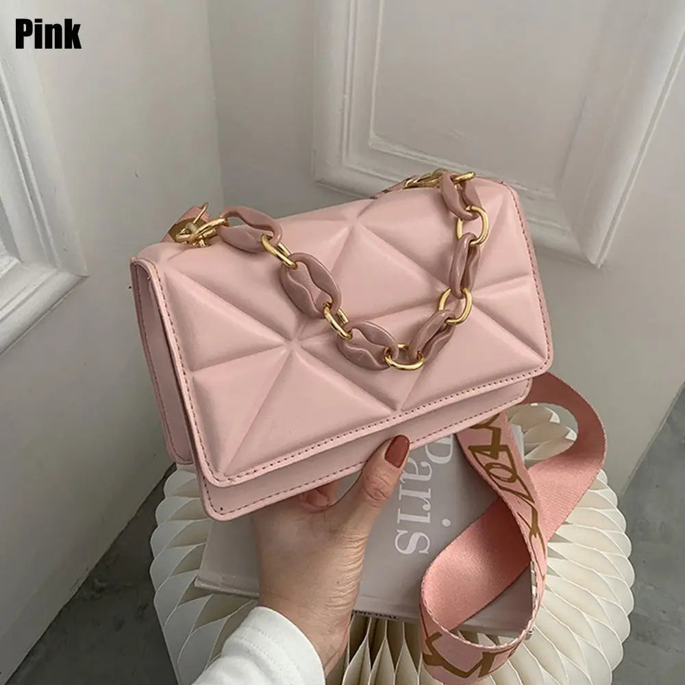 Large Capacity Shoulder Bag Women Female Fashion Casual Handbags PU Leather Crossobdy Clutch Flap Bag Streetwear Accessory