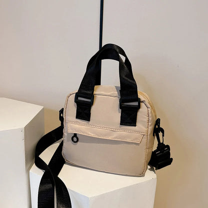 Women Stylish Messenger Bag Large Capacity Casual Handbag Adjustable Strap Small Shoulder Purse Multi-pockets Travel Sling Bag