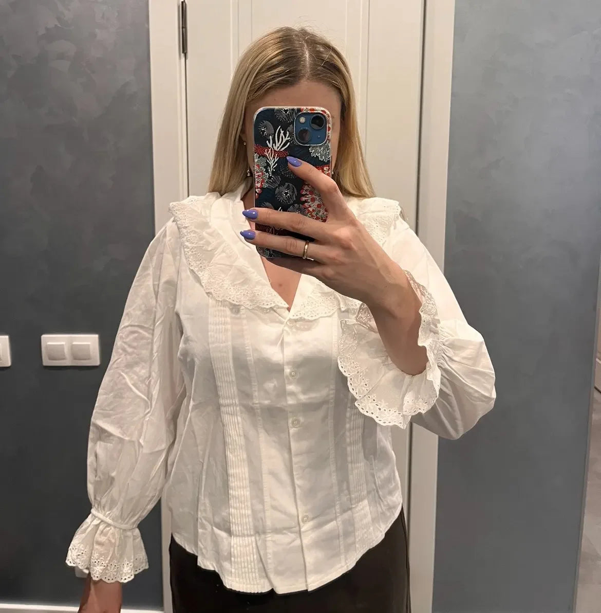 Women Blouse Female Shirt Summer Womens Blouses Spring Maxi Blusas Casual Elegant Vintage Long Sleeve Cotton Oversize Loose