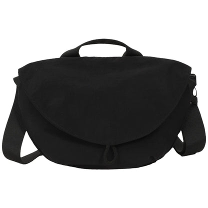 Nylon Small Crescent Crossbody Purses Bag Casual Travel Sling Bag Solid Small Shoulder Bag Adjustable Strap for Women Men Trendy