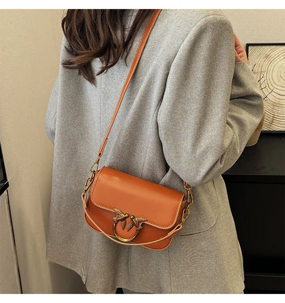 Women's Handbag Swallow Bag Fashion Designer High-end Fashion Versatile Shoulder Messenger Bag Small Square Bag