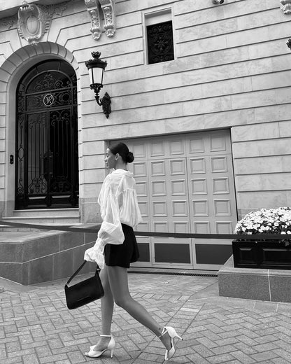 Women's Clothing 2025 Autumn New Sweet Fresh Loose Lapel Lantern Sleeve Long Sleeve Shirt Ladies Tops