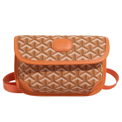 Unique Casual Crossbody Handbag For Leisure Women With Minimalist Solid Color And Large Capacity Leather Finish