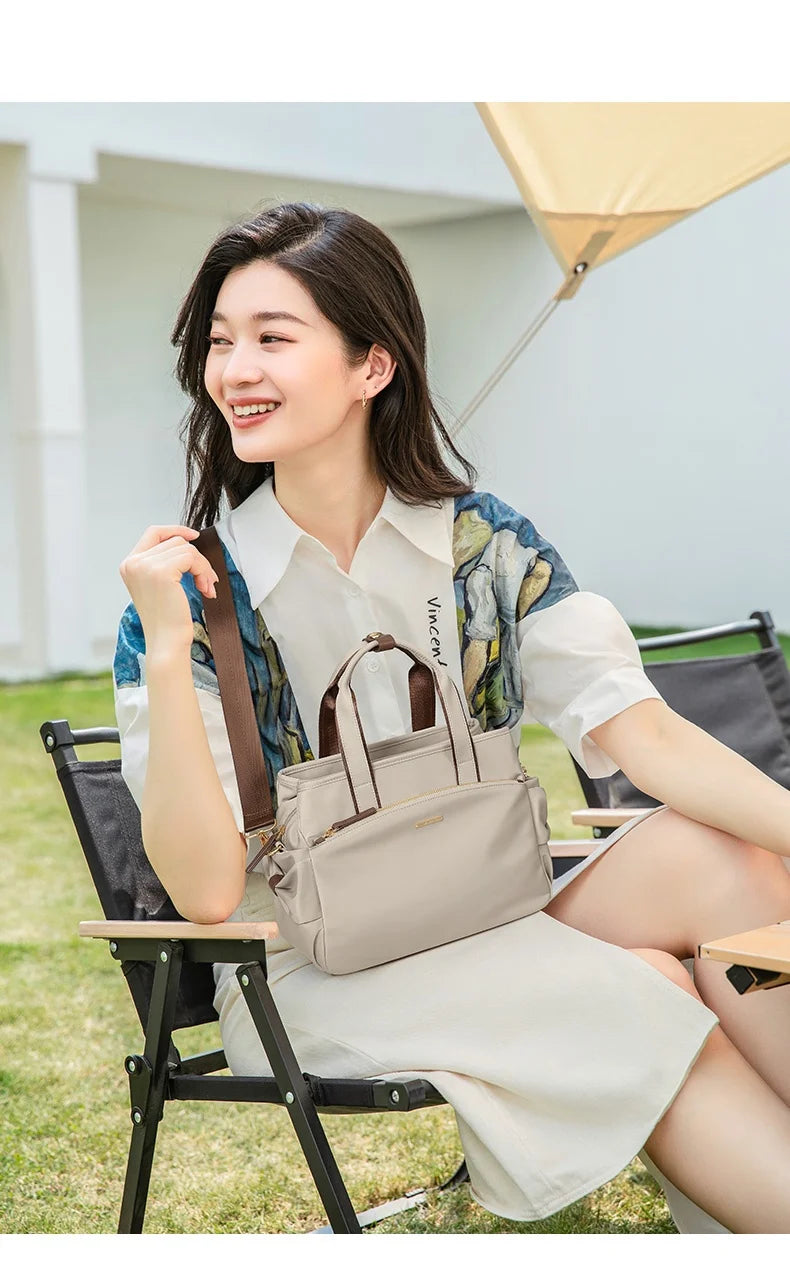 GOLF Women's Handbag Apricot New In Shoulder Bucket Bags for Woman Top Handle Bags Nylon Handbags Ladies Crossbody Fashion 2024