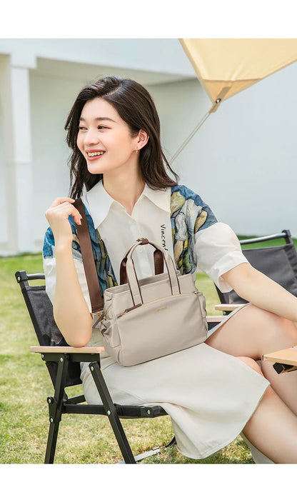 GOLF Women's Handbag Apricot New In Shoulder Bucket Bags for Woman Top Handle Bags Nylon Handbags Ladies Crossbody Fashion 2024