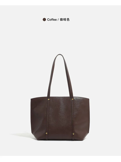 【2025 New】Women's Large Tote Bag Spacious Shoulder Purse, Minimalist Handheld Crossbody, Durable Commuter Work Bag, Lightweight