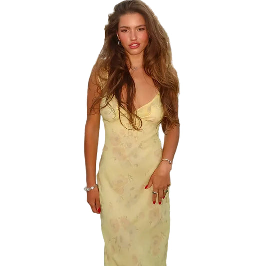 Floral Printed Maxi Dresses